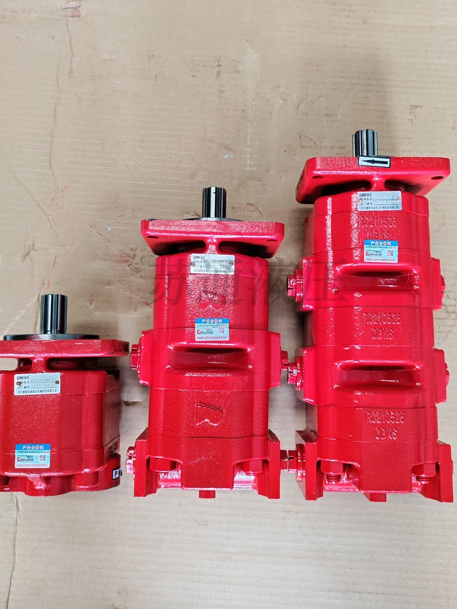 Гидравлический масляный насос Ruizhi Chencheng шестеренка одиночная двойная тройная