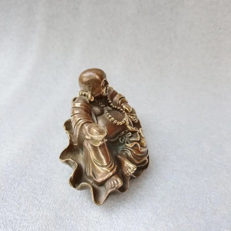 Регулируемая Будда Maitreya статуя Будды сидящий Лотос лист буддизм украшение для