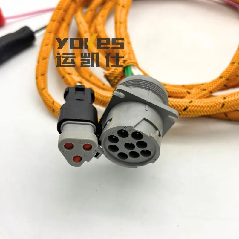 Фото Жгут проводов для проверки запуска двигателя C7 C9, аксессуары для экскаваторов и грузовиков, ремонтный жгут проводов C13 C15 C18 для CATERPILLAR №3