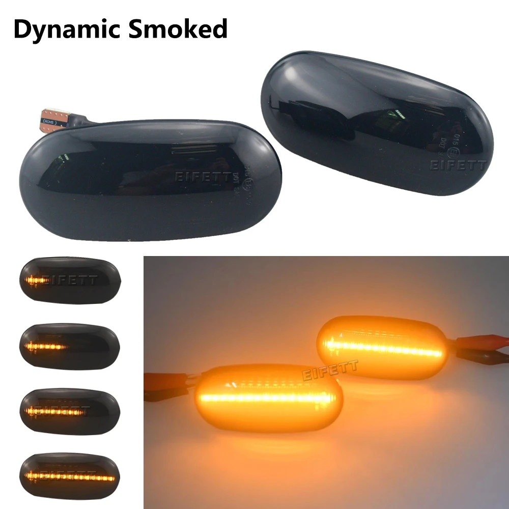 

2 шт. динамические для Mitsubishi Pajero 1996-1998 L200 K60/Triton/Colt 1995-2005 светодиодный боковой габаритный поворотник указатель поворота