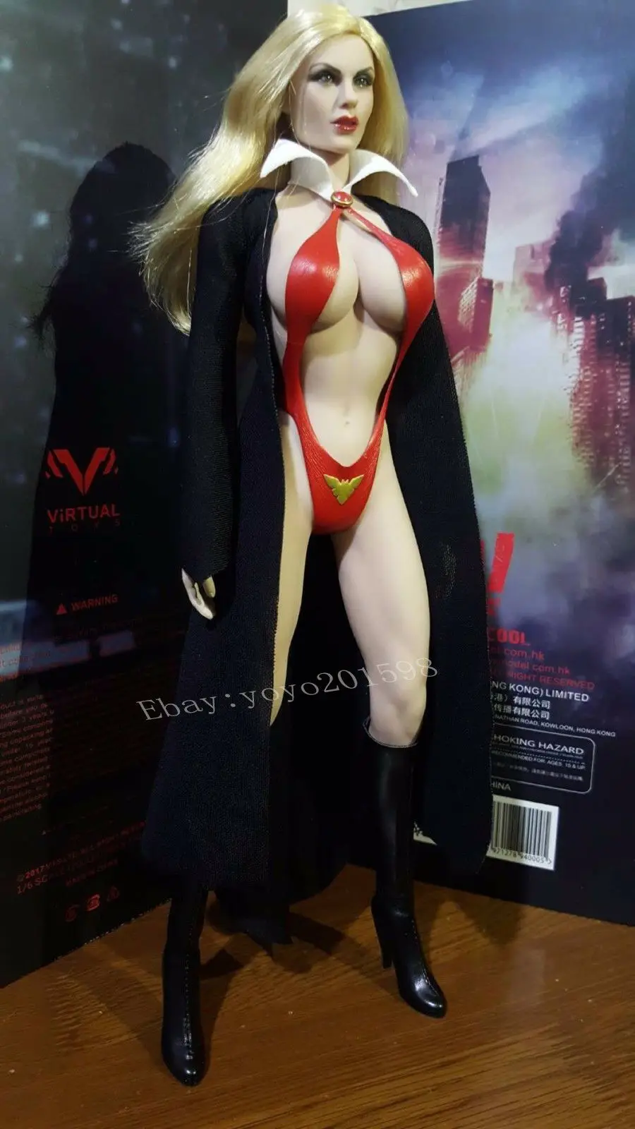 Phicen Vampirella бикини сапоги и пальто для 1/6 HT PH женские фигурки куклы игрушки - купить