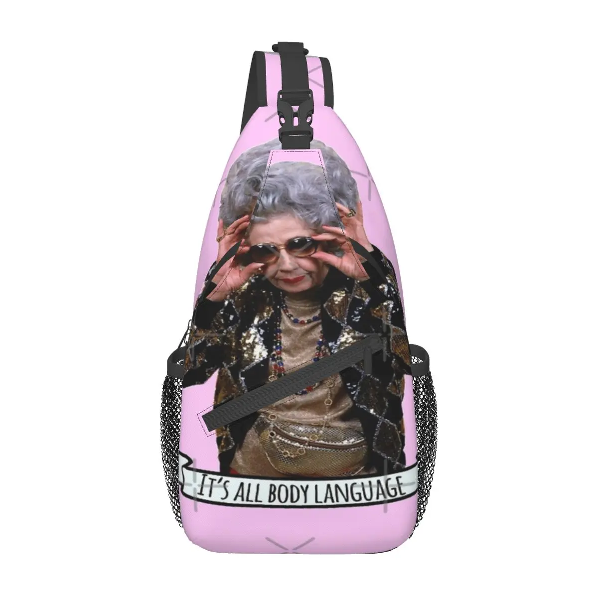 

Нагрудная сумка бабушка Ютта, праздничный прочный ежедневный приятный подарок на заказ