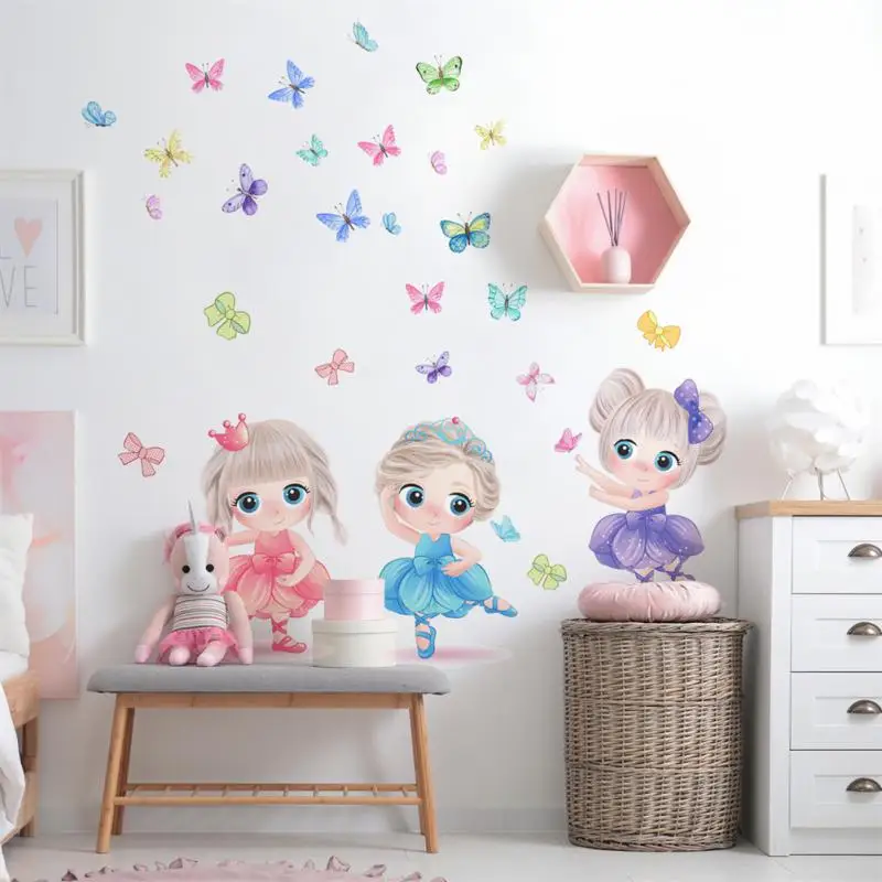 

Clear Pattern Cartoon Wall Sticker Mildew-proof Environmental Protection Wall Decals Room Interior Smooth Surface 2023 Creative