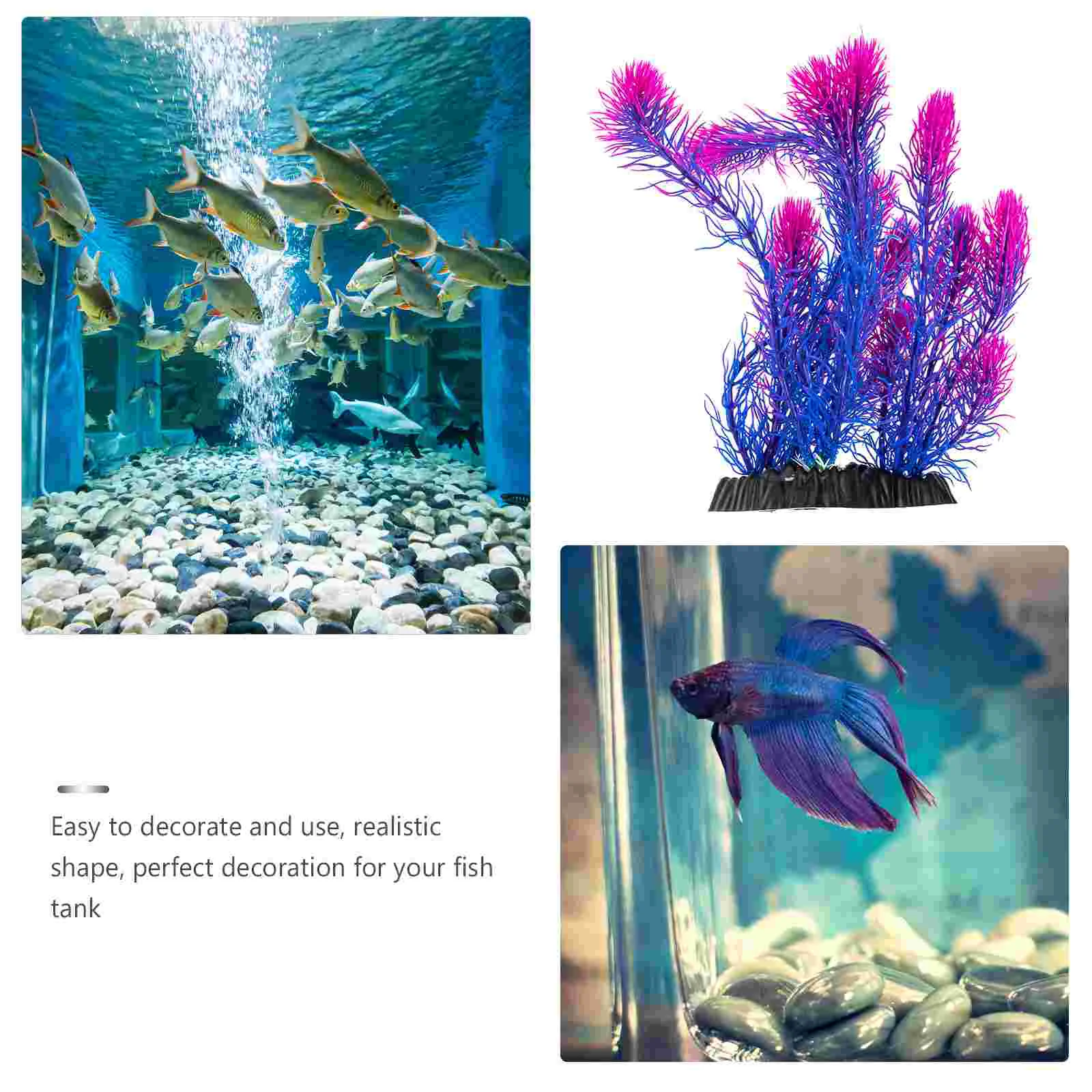 Искусственные аквариумные растения имитация рогона принадлежности для