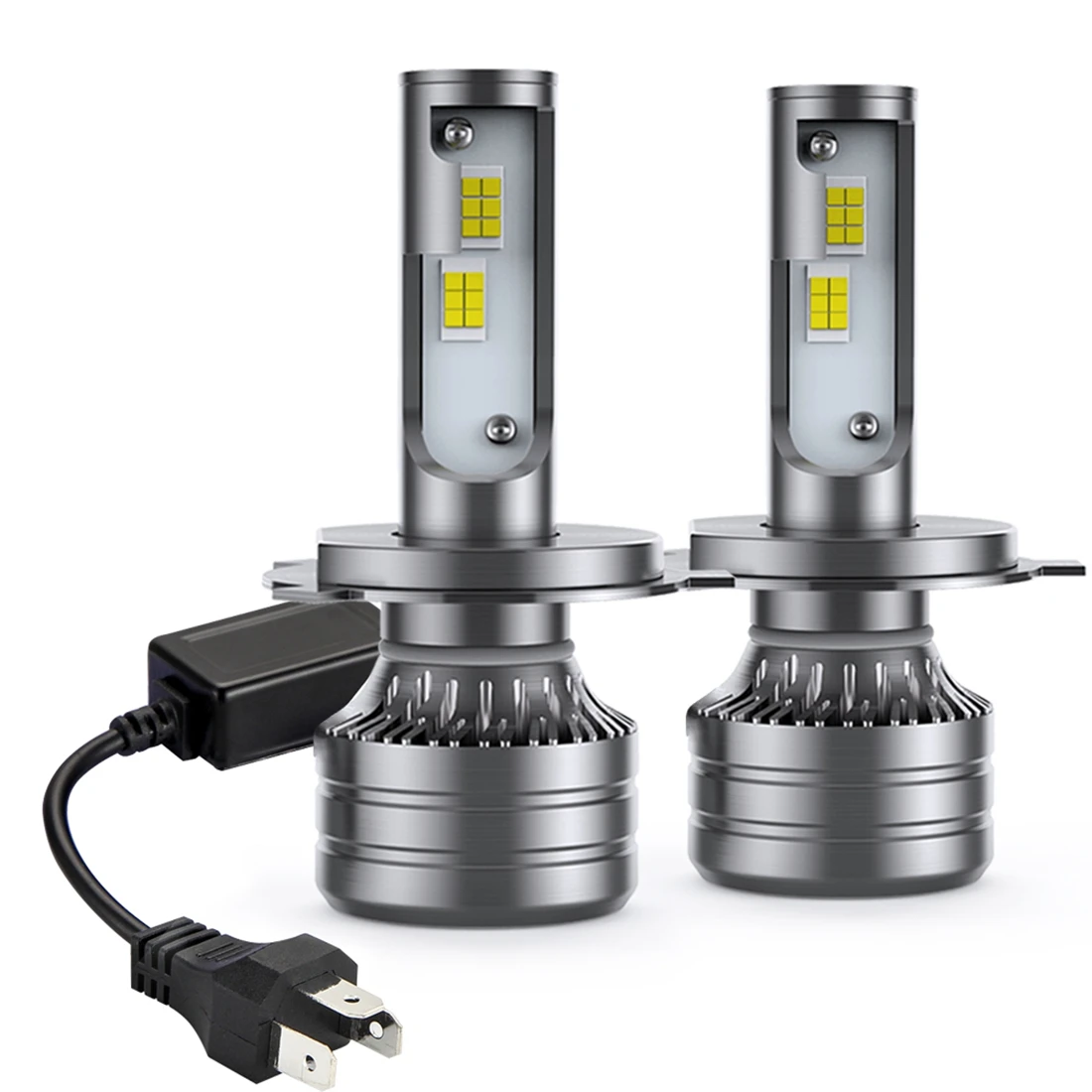 

LED Headlight Bulbs, 28W 3000 Lumens Bright LED Headlights Conversion Kit 6000K Cool White (H4)