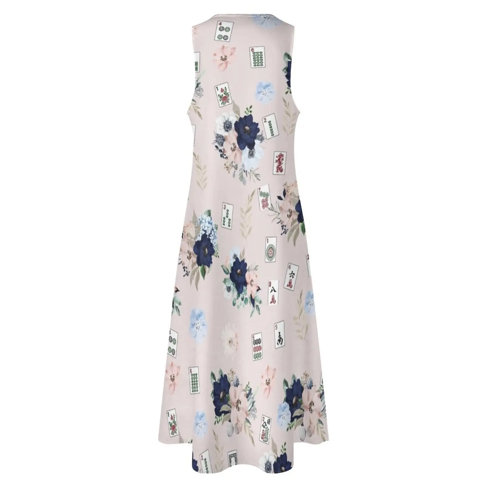 Розовое длинное платье с цветочным узором Mah Jongg элегантные вечерние платья для