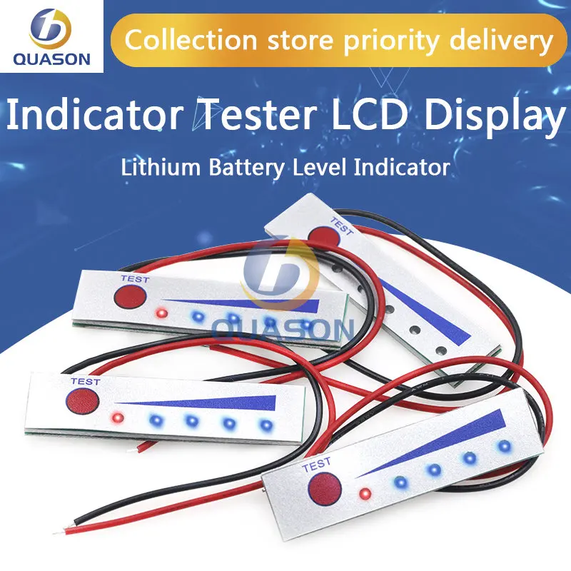 Lithium Battery Level 1S 2S 8V 3S 12V 4S 16V 5S 21V 6S 25V Indicator Tester LCD Display 18650 Lipo Li-ion Battery Meter Module