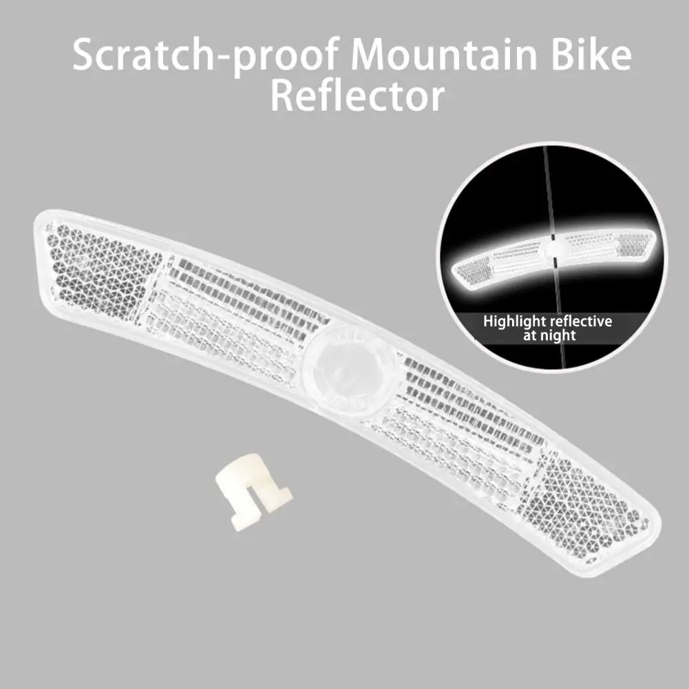

1 Set Mountain Bike Reflector Compact Non-slip Snap Fastening Cycling Accessory Bicycle Spoke Reflector Spoke Reflector