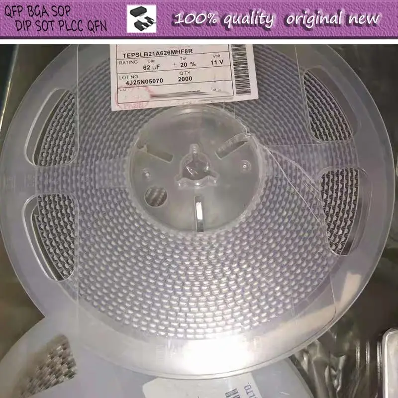 НОВЫЙ 20 шт./лот TEPSLB21A626MHF8R 62 мкФ NEL AV7 11 В B