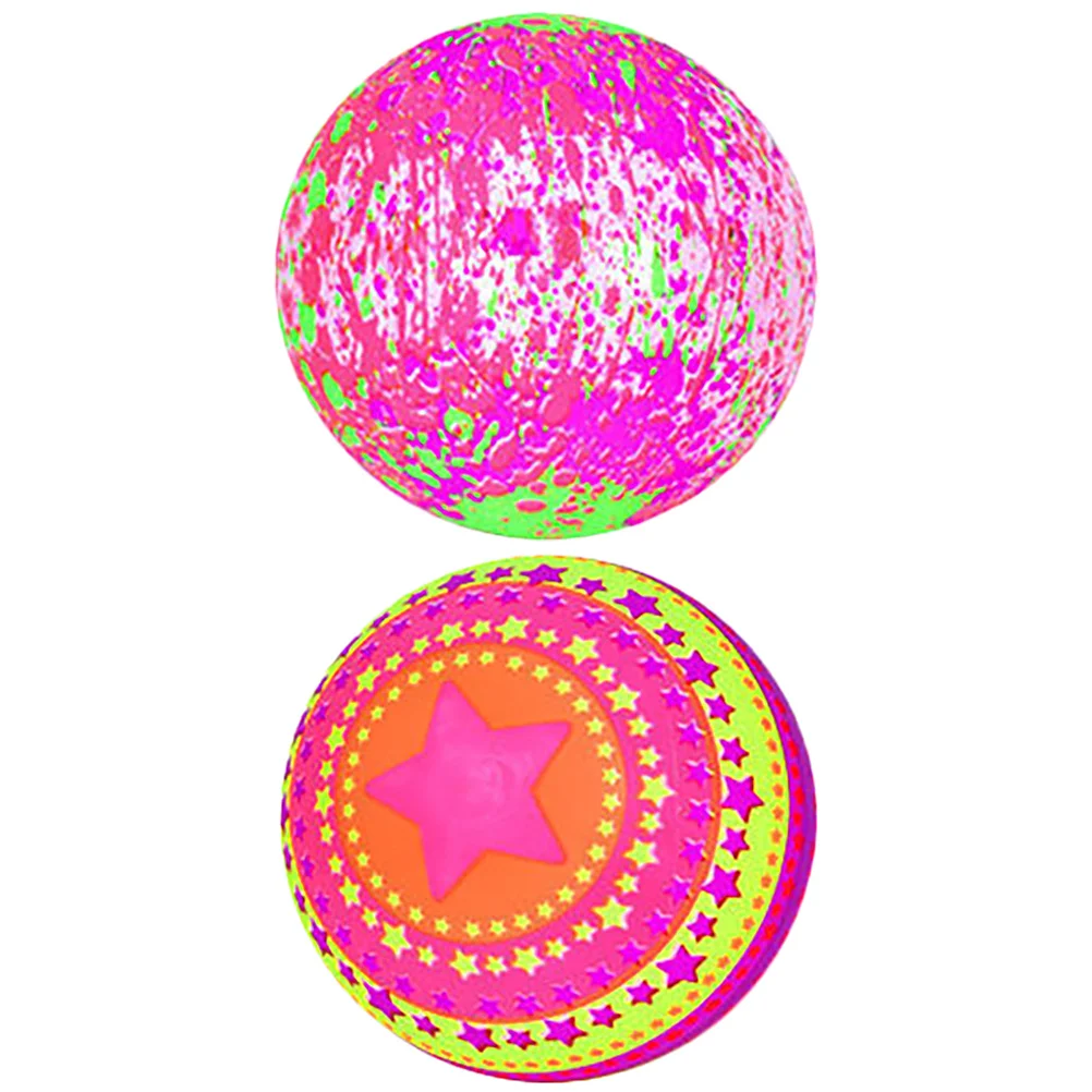 

2Pcs Plastic Soccer Training Soccer Exercising Ball Toy Training Football Toy (Random Style)