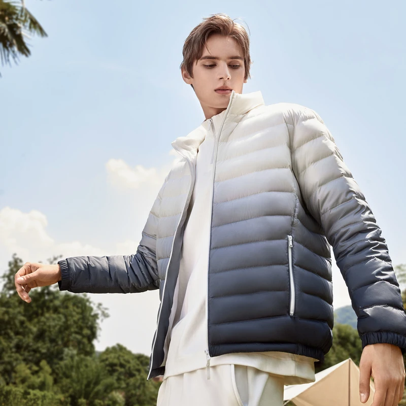 BOSIDENG зимняя пуховая куртка для мужчин с воротником-стойкой