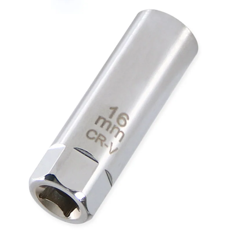 

Универсальный Магнитный Ключ Для Свечей Зажигания 3/8' 12-гранный Тонкостенный 14мм/16мм Из Хромованадиевой Стали Для Авторем...