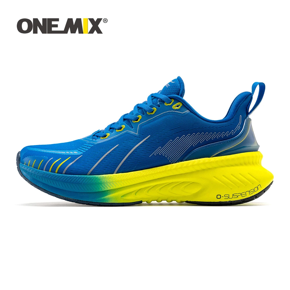 ONEMIX спортивная обувь для мужчин Уличная спортивная обувь для фитнеса противоскользящая амортизирующая ультра-светильник мужские кроссовк...