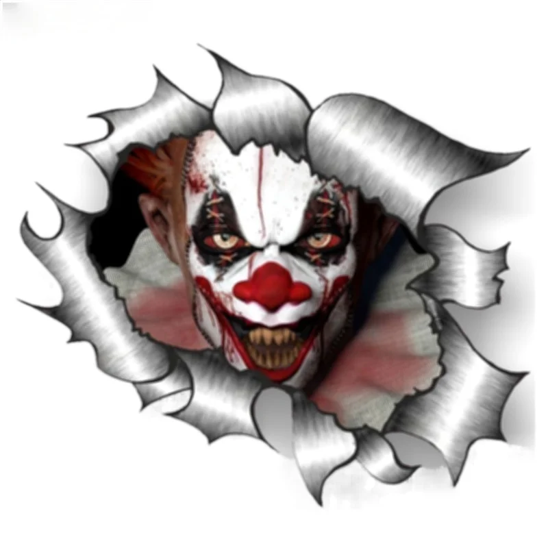 

Автомобильная наклейка для ноутбука, креативная личность, монстр в отверстии для пули, Забавная красочная задняя крышка для автомобиля из П...