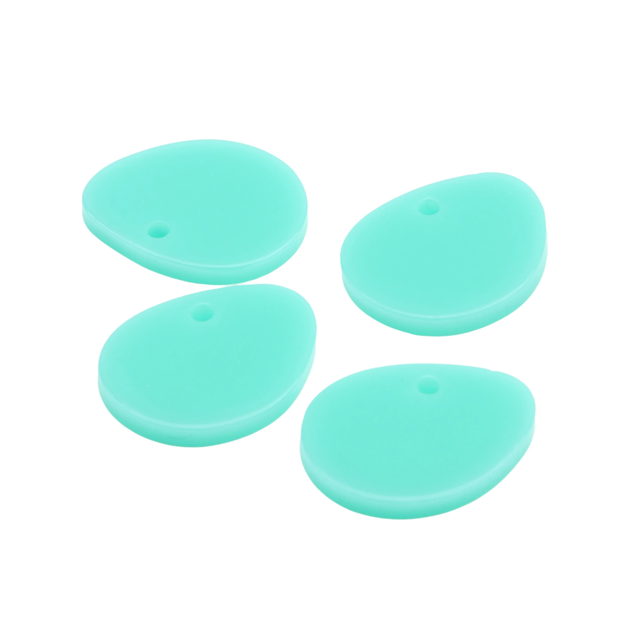 12 шт. акриловые подвески для сережек абстрактные Подвесные Разъемы с 1 отверстием