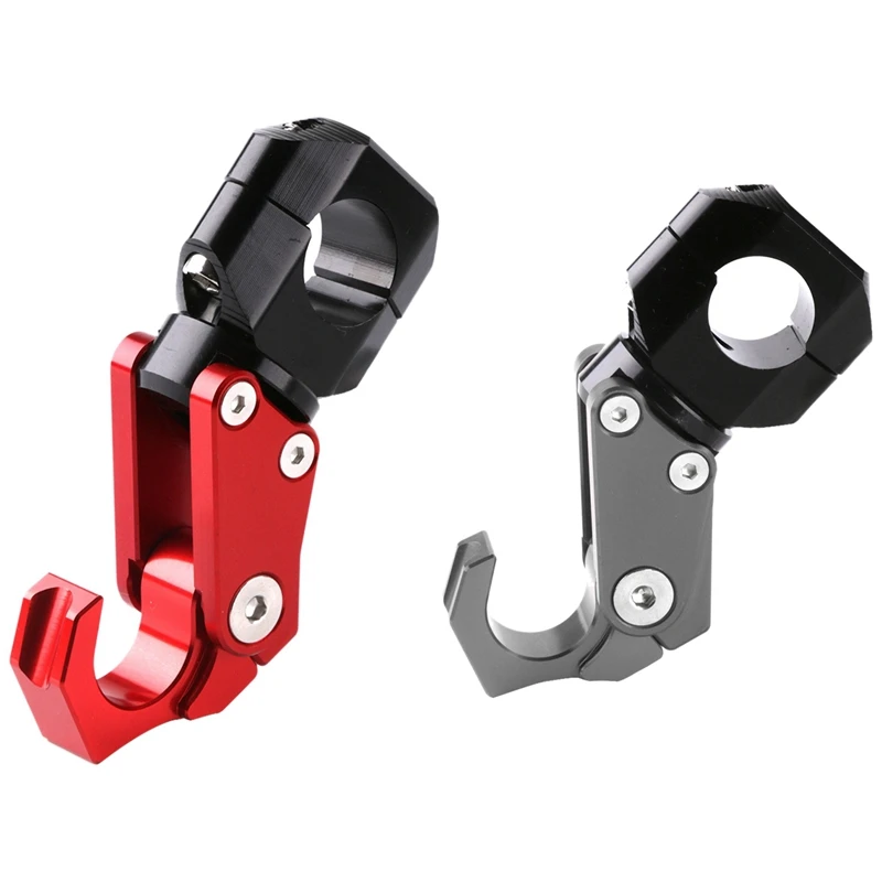 

2 Pcs Motorcycle Accessories 22MM Handlebar Convenience Hook For HONDA PCX 125 PCX 150 PCX125 PCX150 Red & Titanium
