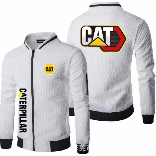 

Куртка мужская демисезонная с логотипом кота Далласа, модная спортивная одежда с длинным рукавом, повседневная толстовка на молнии, Свитшо...