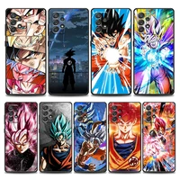 dragon ball son goku anime phone case for samsung a01 a02 s a03s a11 a12 a21s a32 5g a41 a72 5g a52s 5g a91 s soft silicone