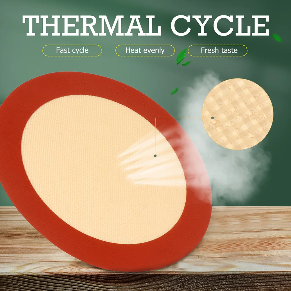 Круглый силиконовый коврик для выпечки 2 шт. аэрофритюрницы силикагель