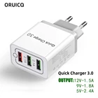 Сетевое зарядное устройство с 3 USB-портами и поддержкой быстрой зарядки