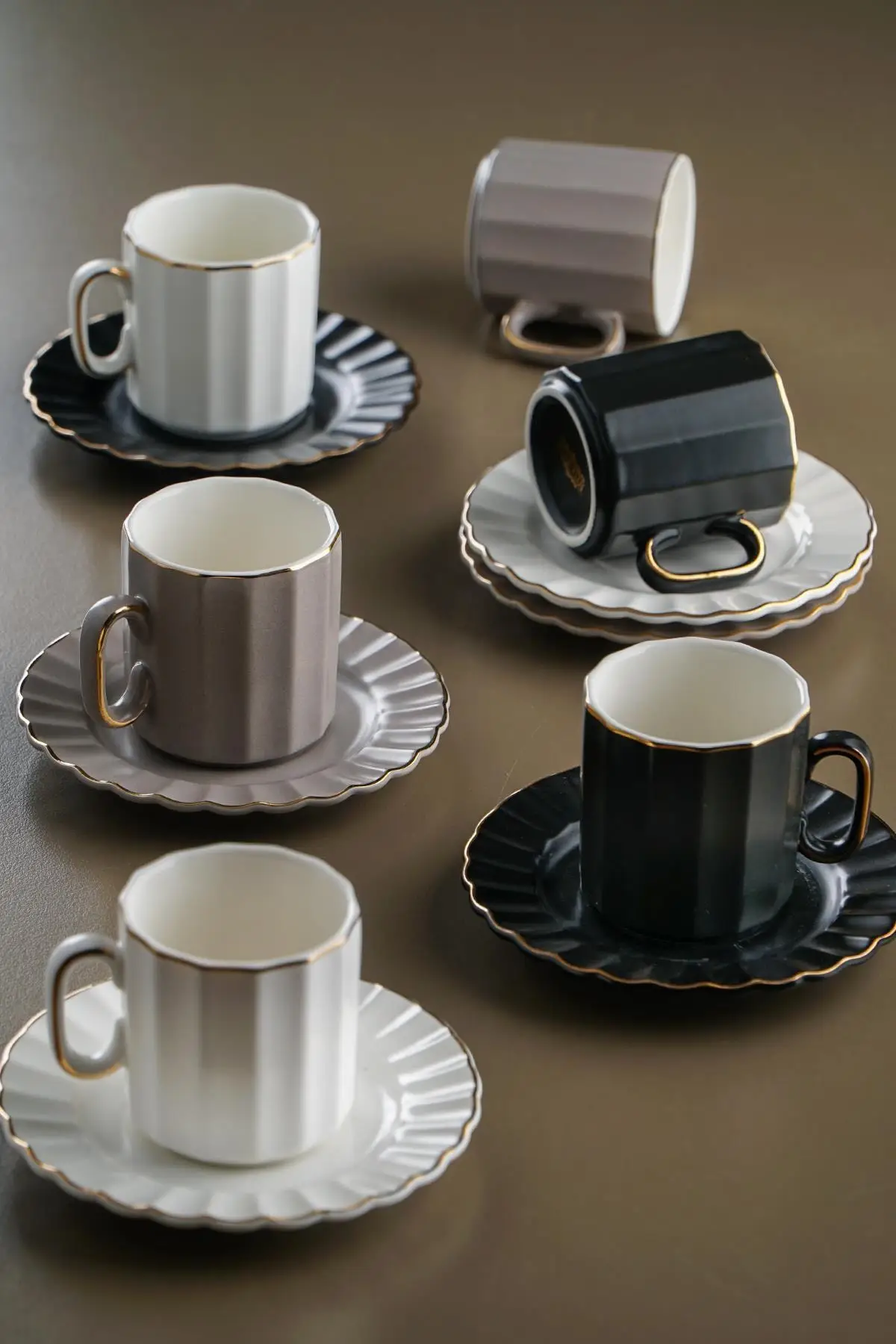 

Line 6 porcelain coffee cup set cups tea and presentation tableware & kitchen home furniture