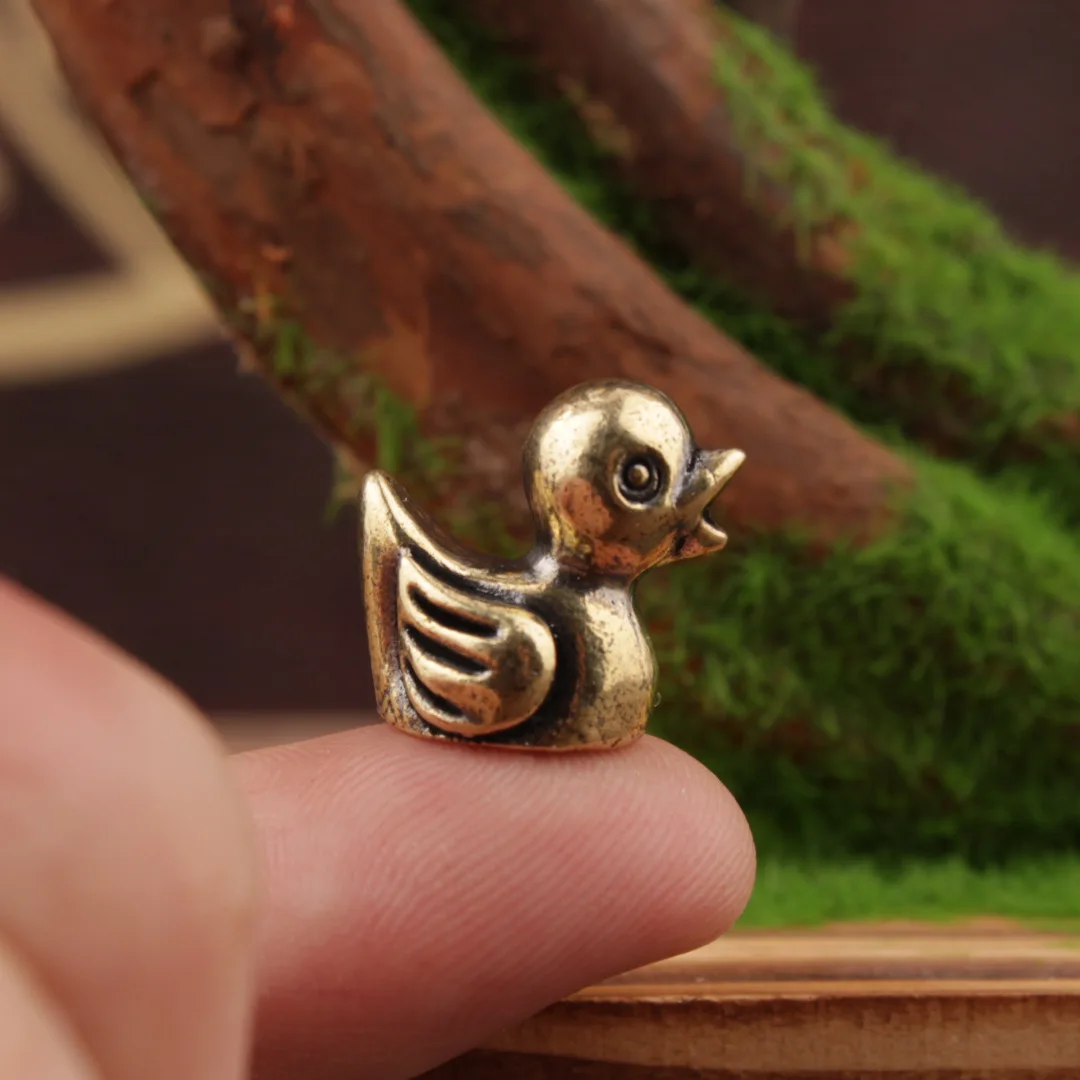 

Латунное украшение в виде утки, античная медь, ремесленное украшение в виде утки, автомобильное украшение в виде утки