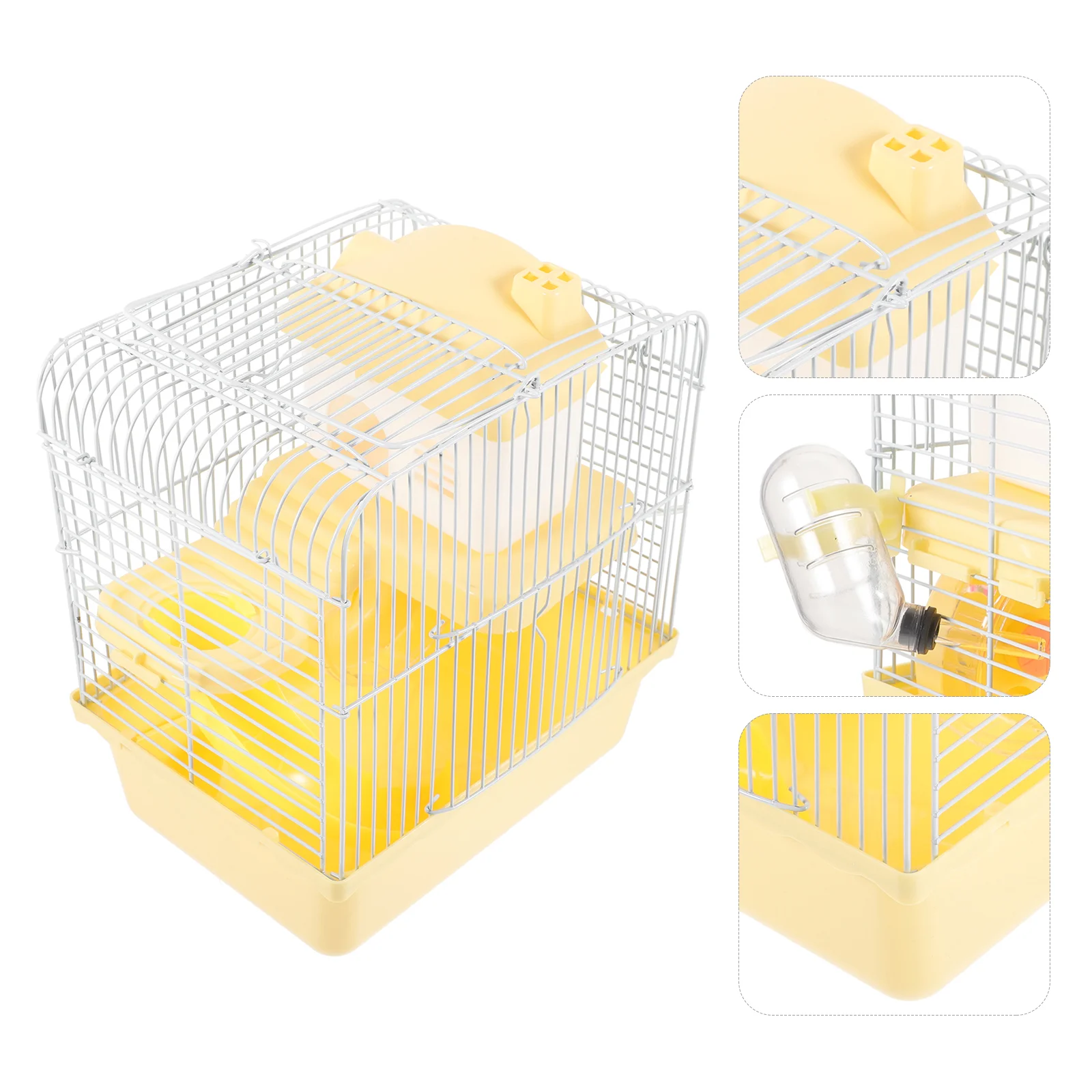 

Rat Cage Hamster Cage Rat Wire Cage Large Space Dwarf Hamsters Double-deck Castle Cockatiel For
