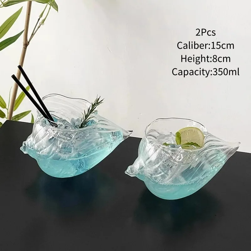 

Бонадея стеклянная чаша в форме ракушки