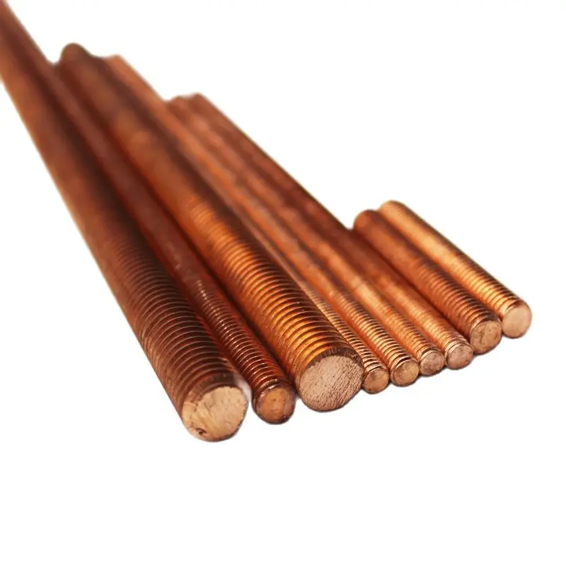 

Copper Threaded Rods M4 M5 M6 M8 M10 M12 M14 M16 M18 M20