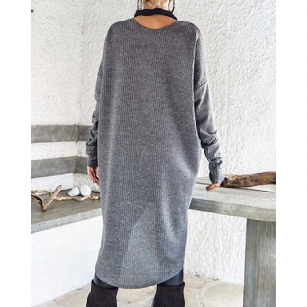 Рисунок 2 - Женское асимметричное платье с круглым вырезом