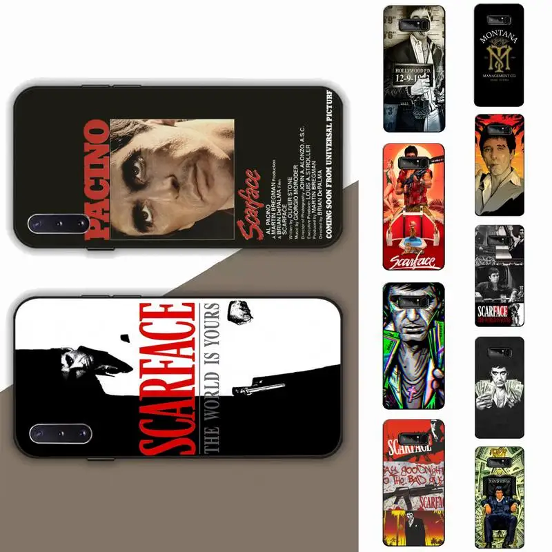 

Scarface 1983 Film Al Pacino Movie Phone Case for Samsung Note 5 7 8 9 10 20 pro plus lite ultra A21 12 72
