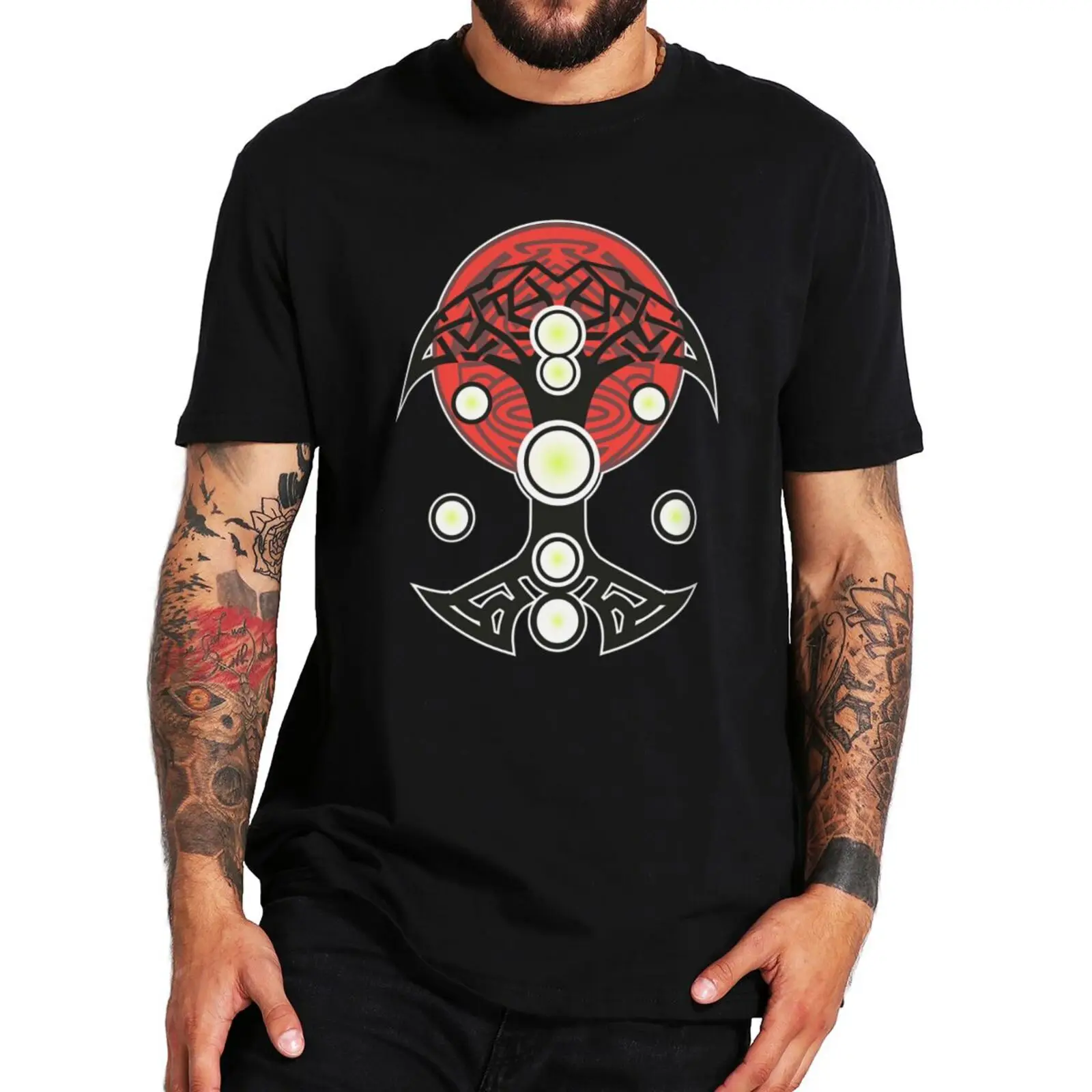 

Мужская и женская футболка с принтом Тор Love and Thunder Ravager Thor Icon, Высококачественная классическая футболка из 100% хлопка в летнем стиле