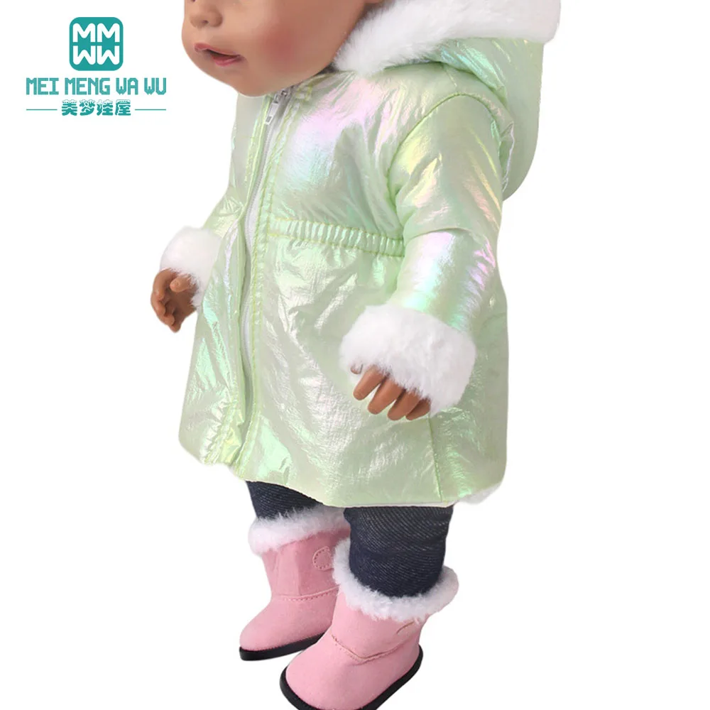 

New 43-45cm Baby New Born Doll american doll clothes Fashion Cotton Jacket Multicolor