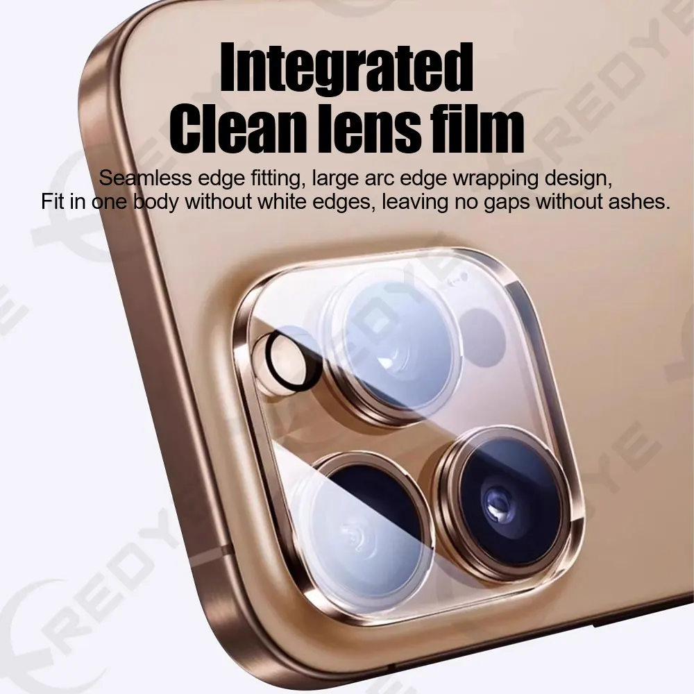 5 шт. закаленное стекло с полным покрытием для iPhone 16 Pro Max 15 защитная пленка экрана