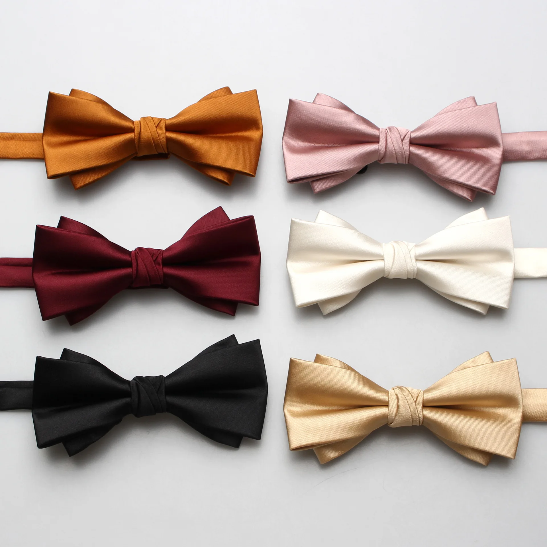 

HUISHI High Quality Bowtie Soild Color Elegant Men Apparel Accessories For Wedding Bussiness Party Butterfly Tie Gifts 2022