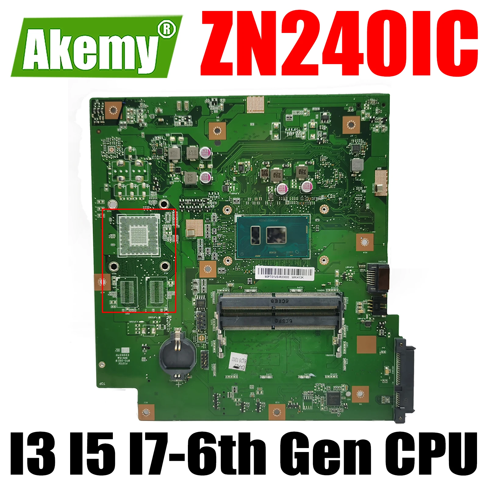 

Настольная материнская плата ZN240IC все-в-одном для ASUS ZN240IC ZN240I ZN240