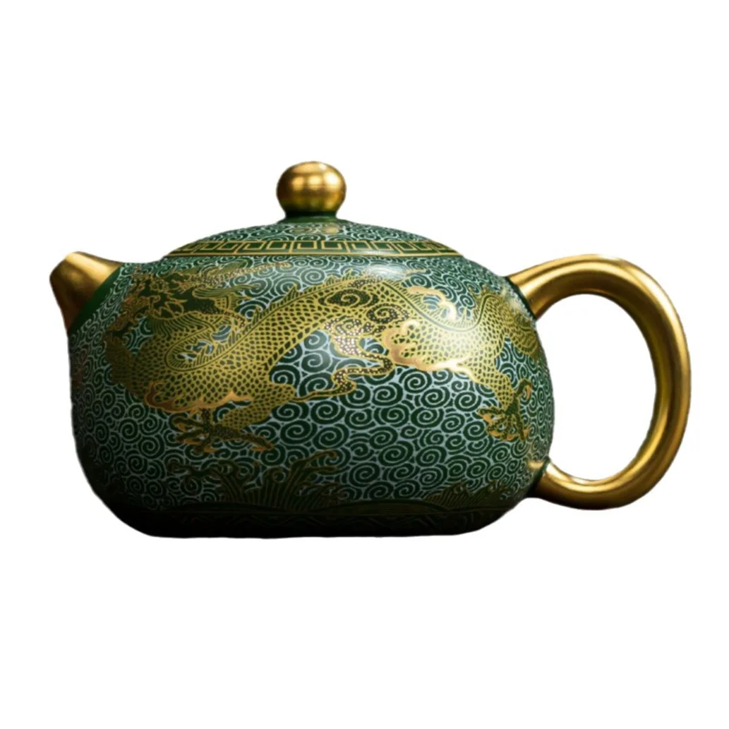Фиолетовый глиняный чайник JINGDE TEA SET 200 мл