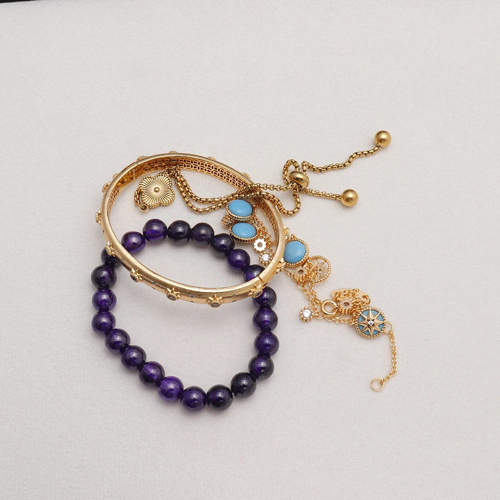 1 шт. браслет из нержавеющей стали с 4 листами клевера и начальной буквой