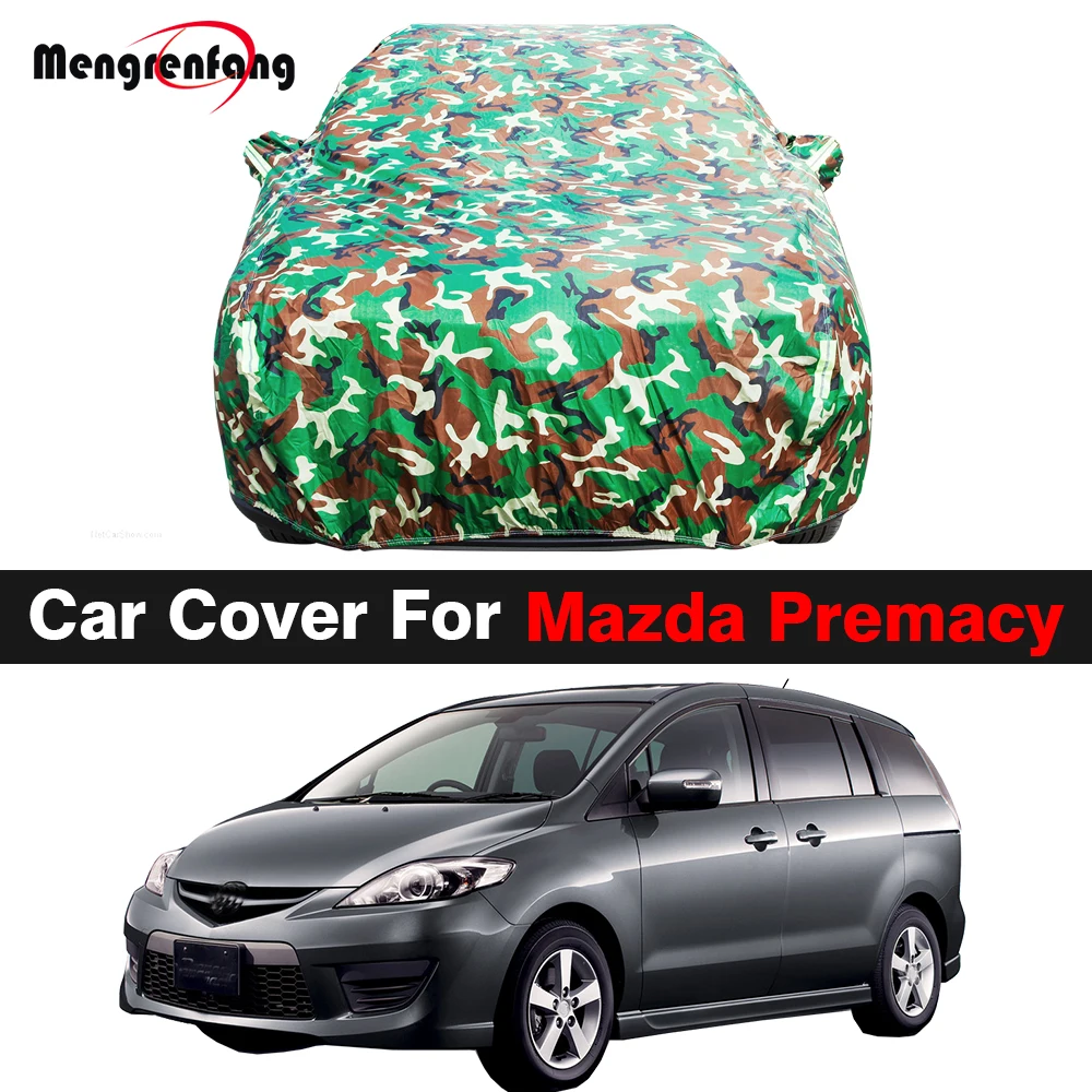 Полный автомобильный чехол для Mazda Premacy камуфляжный водонепроницаемый