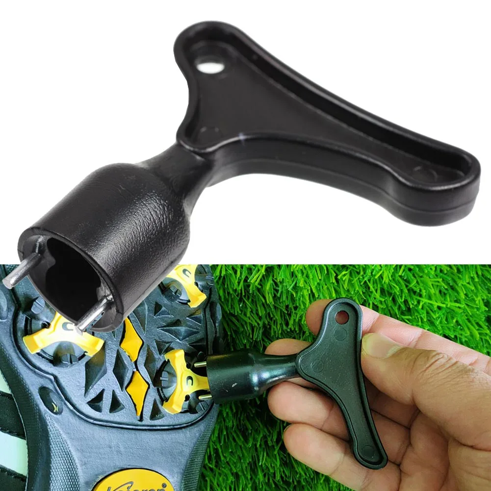 

Brand New Golf Shoe Spikes Nail Puller 13g 1PC 7*7*2cm Blackk Cleats Studs Removal Lightweight Plastic Portable