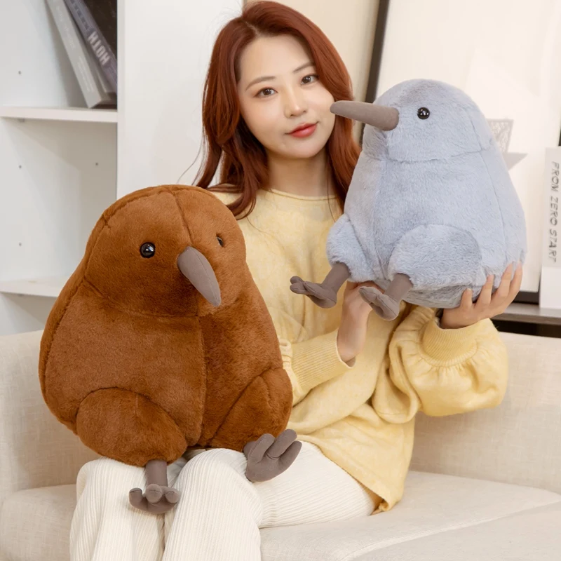 

New 1pc Cute Real Life Zealand Kiwi Bird Plush Toy Soft Stuffed Animal Birds Doll Kids Toys Home Decor Children Baby Gift