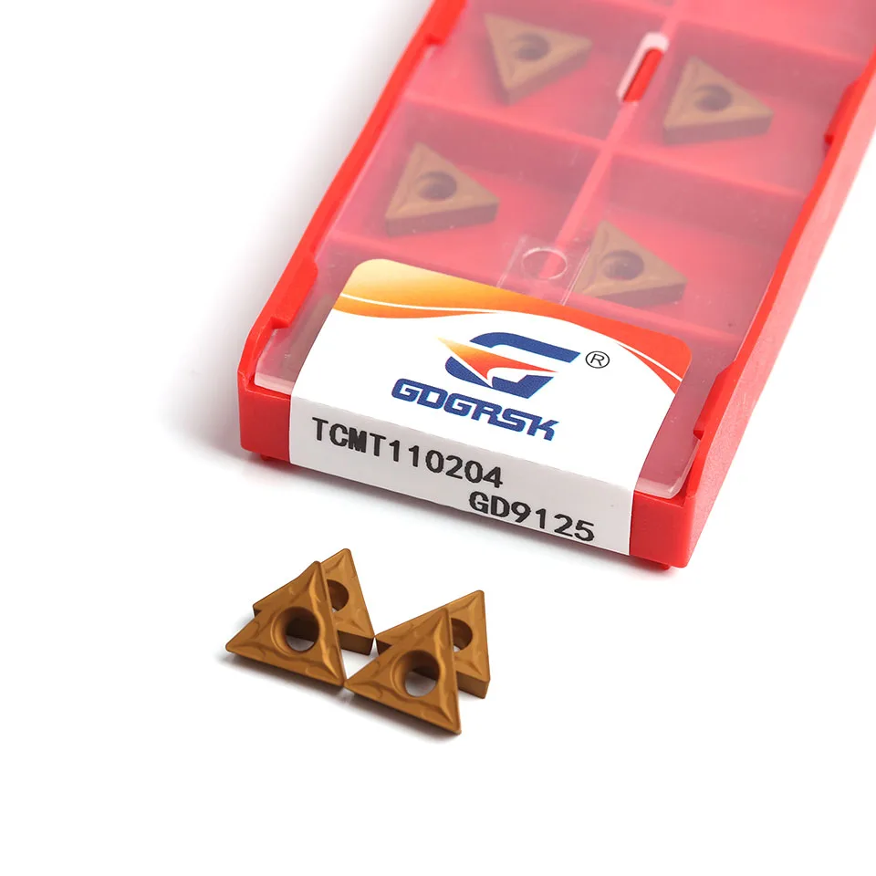 

TCMT110204 TCMT110208 GD9125100% Original Turning Tool Carbide Insert High Quality Lathe Top Insert for Machining Steel