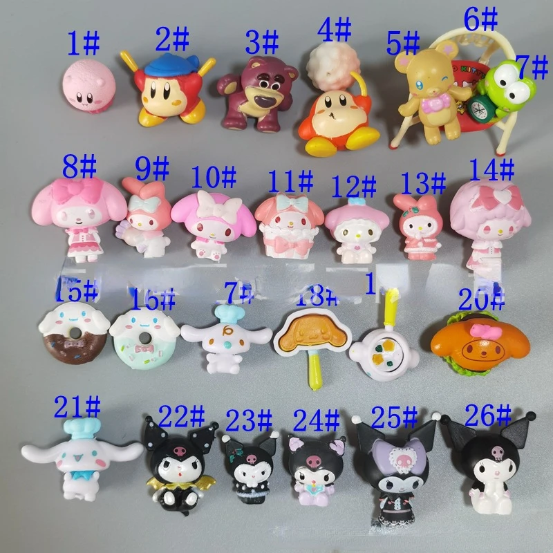 

Variety of DIY Patch Material Packs Kulomi Bear Pudding Dog Pacha Dog Small Ornament Bulk Model Toys Anime Figurine Gift