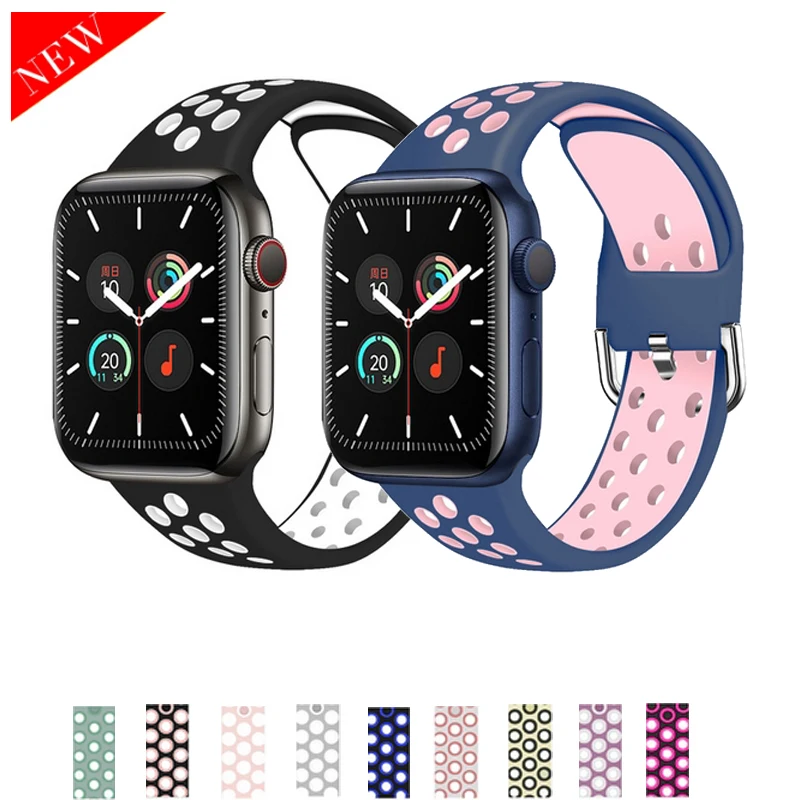 

For Apple Watch SE 8 7 6 5 4 Band 41MM 40MM 38MM Silicone SoloLoop Bracelet Strap iWatch Series Belt 45MM 44MM 49MM Girdle