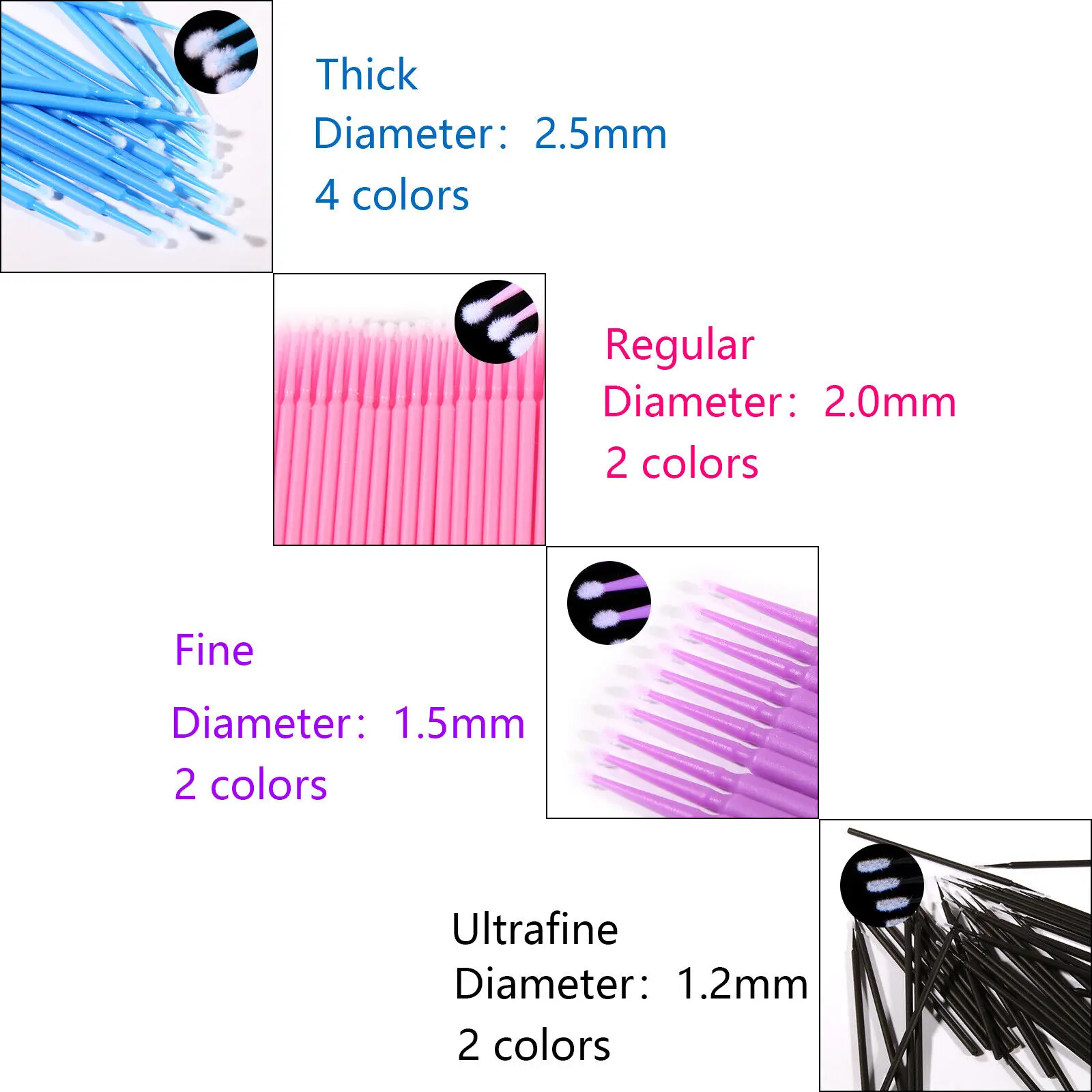 10 шт./1 упаковка микрокисти
