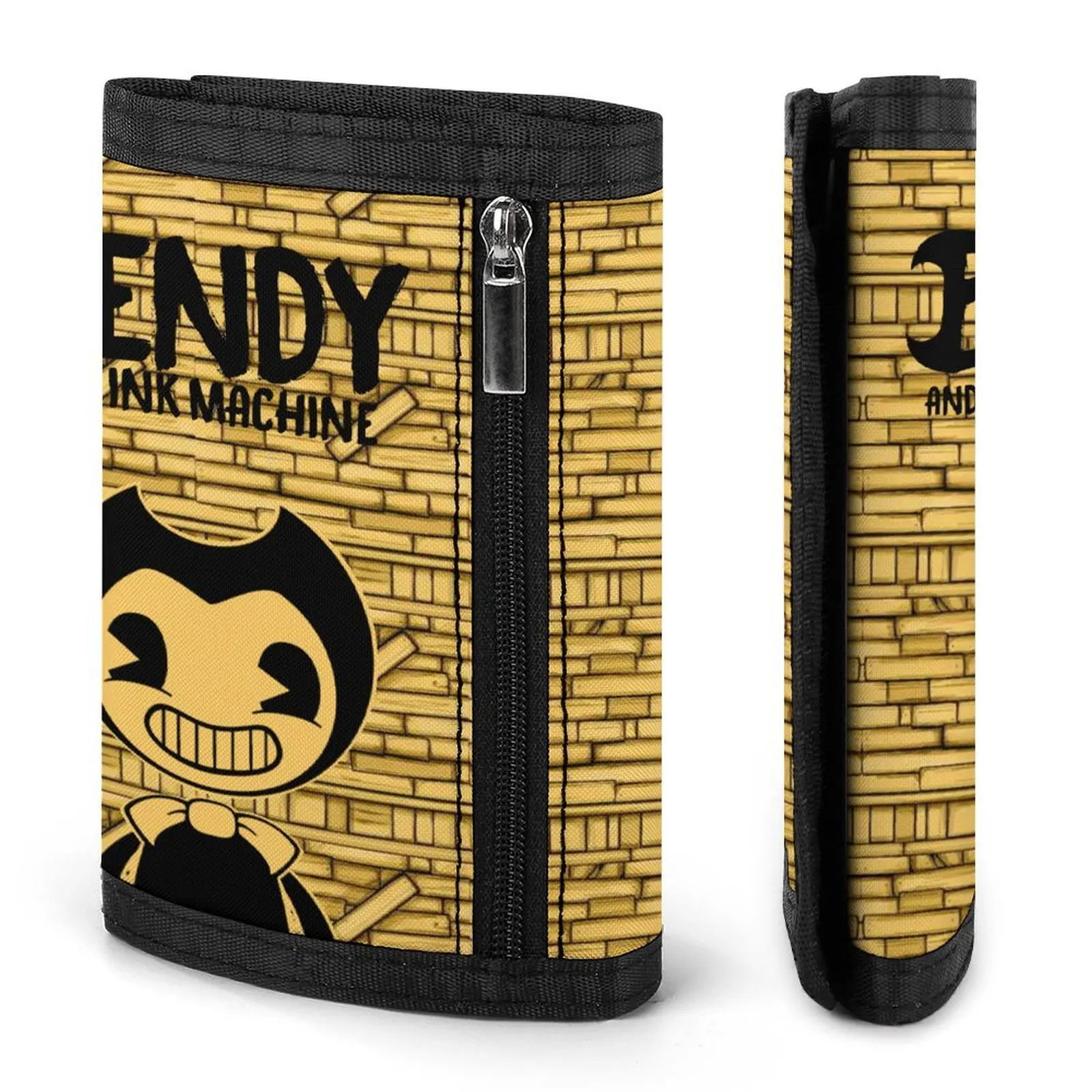 Фото Модный кошелек B-Bendys Tri Fold T-The I-Inks M-Machine для подростков, тонкий, трехсекционный, с персонализированным узором, для школы №3