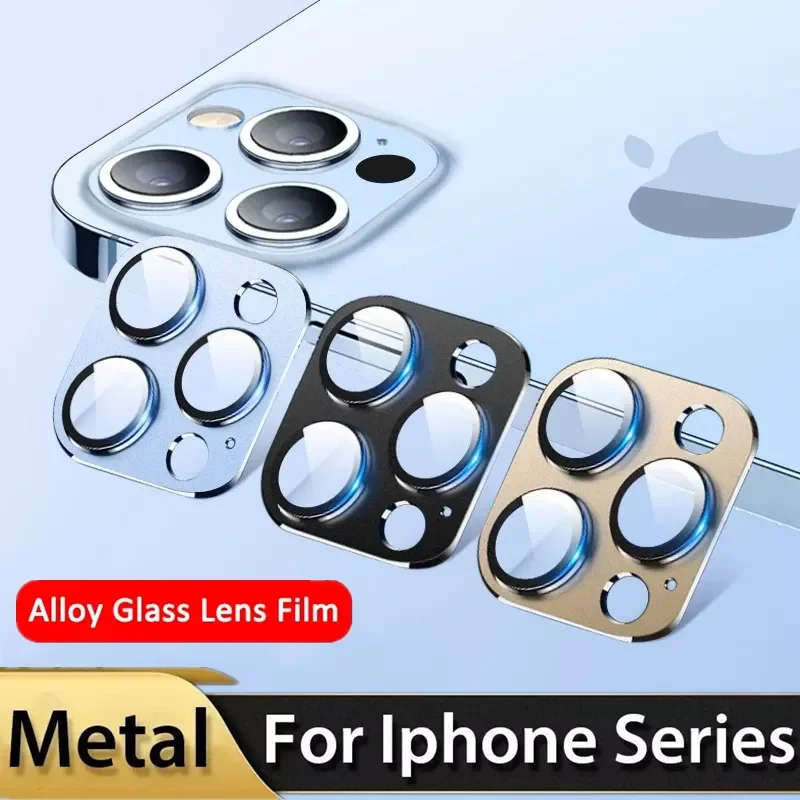 

Metal Lens Protector Frame For iPhone 13 11 12 Pro Max 13Mini Full Cover Camera Protector Glass For iPhone 11 13 Pro Max 12Mini