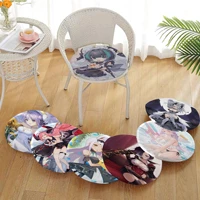 azur lane art seat cushion office dining stool pad sponge sofa mat non slip stool seat mat