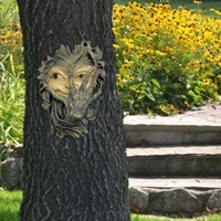resin art whimsical tree sculpture garden statue decor excellent artwork for garden decor wo