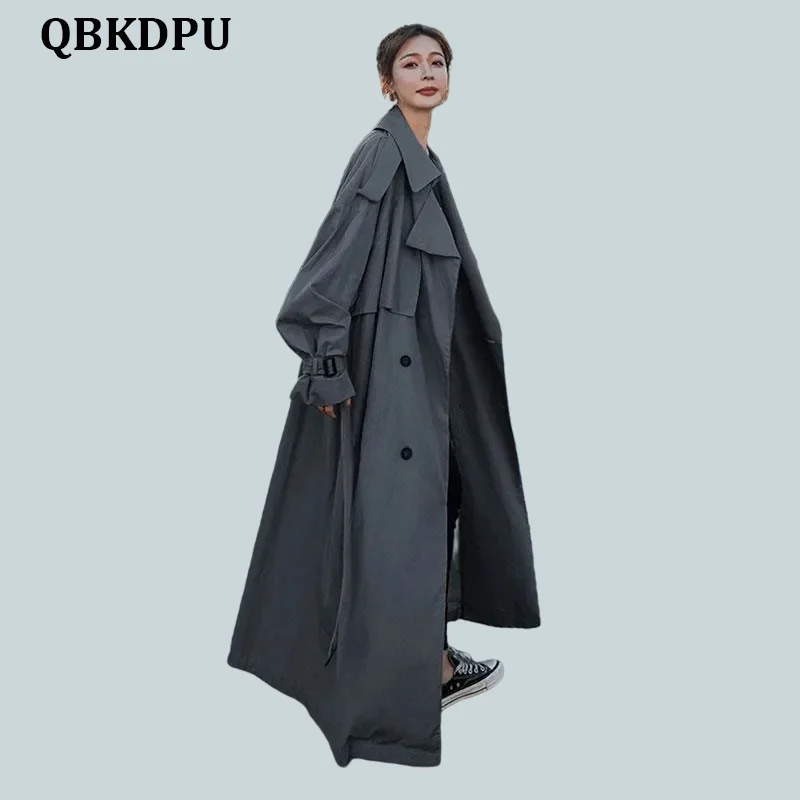 

X-Long двубортный объемный женский кошелек цвета хаки с поясом